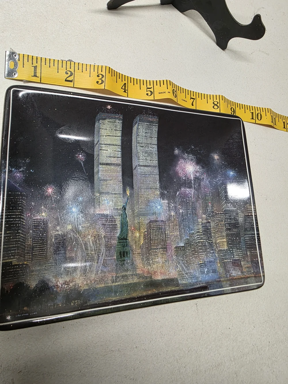 Bradford Exchange In Their Glory Peter Ellenshaw Twin Towers 9/11 Plate 2002